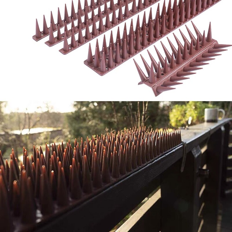 12 bucăți țepi de perete pentru gard, țepi pentru păsări, disponibile la fermele de livadă pentru porumbei, țepi de raton, țepi de pisici, grădini în aer liber
