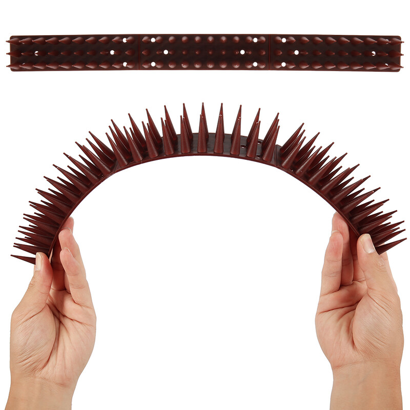 12 bucăți țepi de perete pentru gard, țepi pentru păsări, disponibile la fermele de livadă pentru porumbei, țepi de raton, țepi de pisici, grădini în aer liber