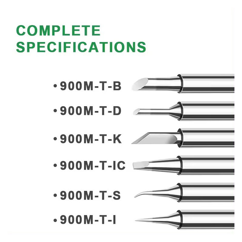 3 tips / σετ BAKU Ακροσυγκόλληση BAKU Στατική εξάλειψη Μόλυβδος χωρίς κεφαλή συγκόλλησης Συμβουλές συγκόλλησης για 900M 907 913 376 453 601D 878L