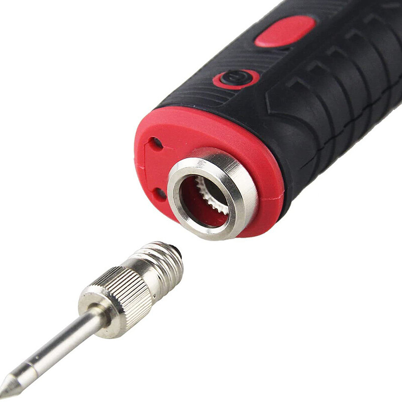 Zváracie spájkovacie hroty, náhradné hlavice pre spájkovačku s USB konektorom, závitový spájkovací hrot vhodný pre spájkovačku s rozhraním E10.