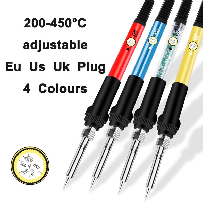 5 vnt 936 viduje šildomas pliko vario suvirinimo antgalis lituoklis antgalis suvirinimo galvutė grynas varis 900M 2,4 mm / 3 mm / 4,7 mm