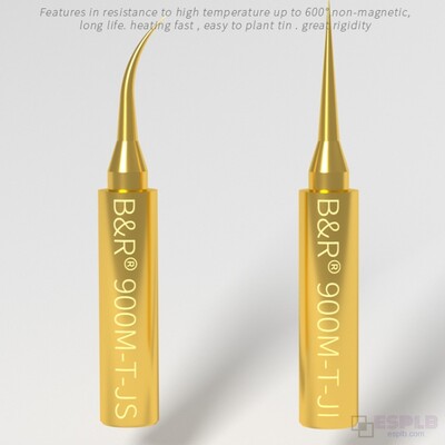 0,1 mm didelės spartos vario lituoklio antgalis Tiksli skraidanti viela aukštai temperatūrai atsparus nemagnetinis lituoklio antgalis