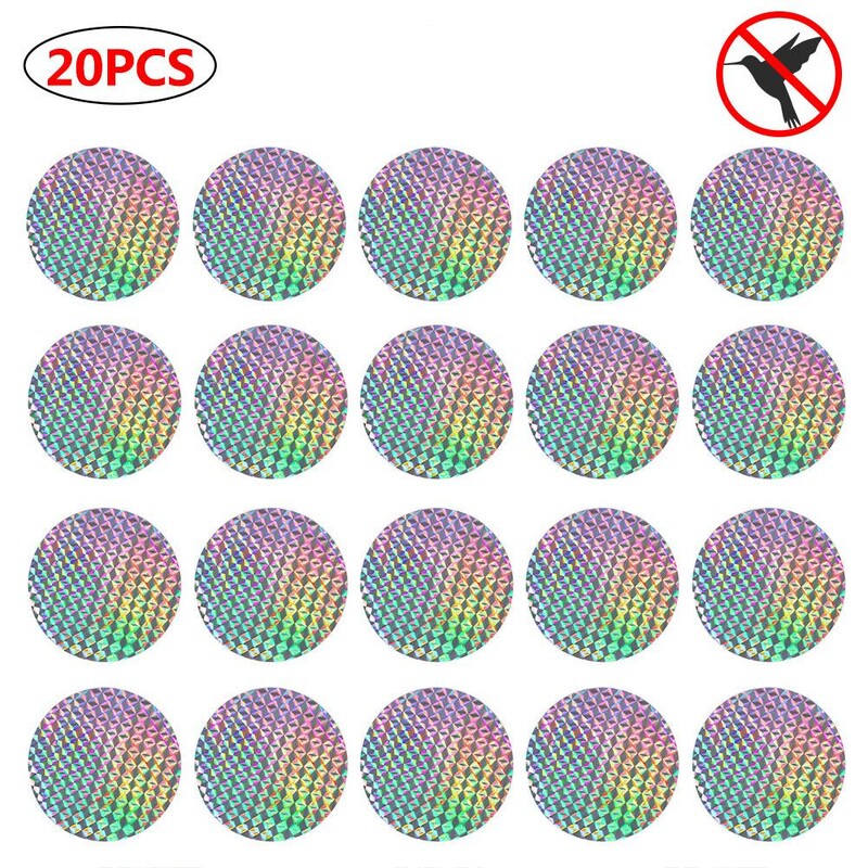 10 ks laserových závesných reflektorov na kontrolu vtákov sovy, ktoré držia vtáky preč, falošných sov, odpudzovačov vtákov v záhrade.