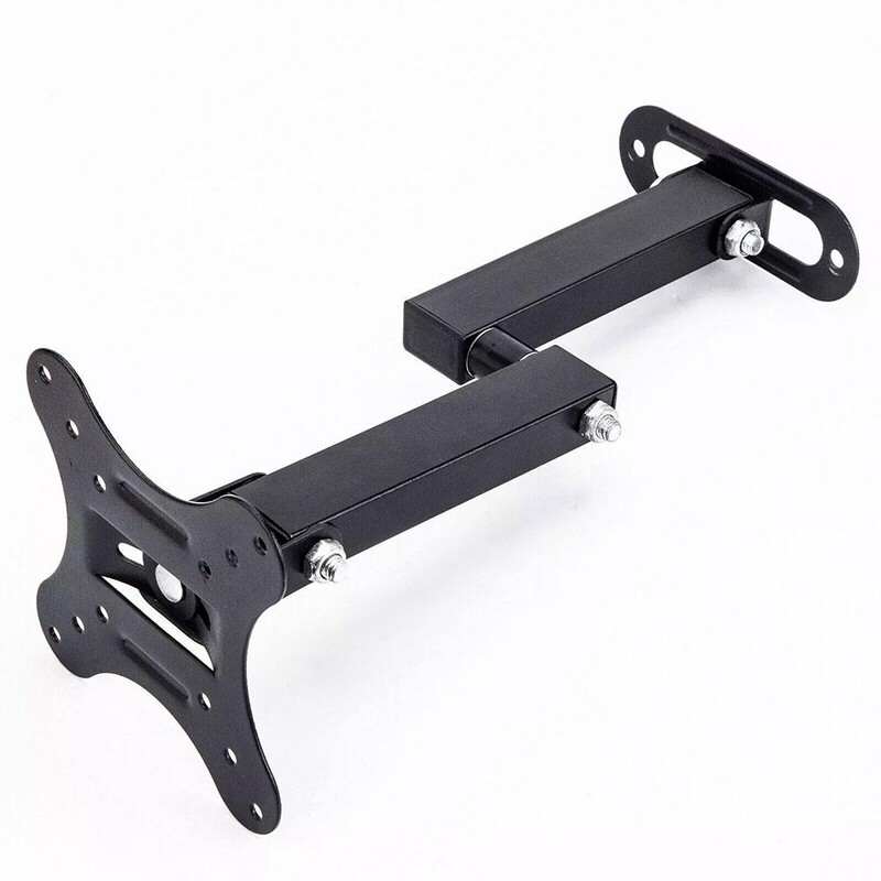 Behúzható TV-állványok Fali konzol teherhordó csapágy 30 kg 10-27 hüvelykes LCD-monitorhoz Tv-állványhoz
