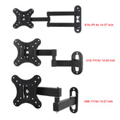 14–42 colių universalus reguliuojamas televizoriaus sieninis laikiklis, pasukamas viso judesio laikiklis, monitoriaus atramos LED plokščio ekrano laikikliai