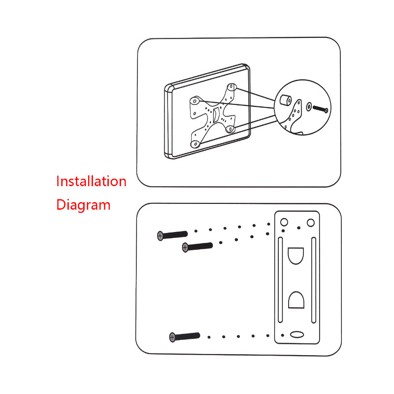 14–42 colių universalus reguliuojamas televizoriaus sieninis laikiklis, pasukamas viso judesio laikiklis, monitoriaus atramos LED plokščio ekrano laikikliai