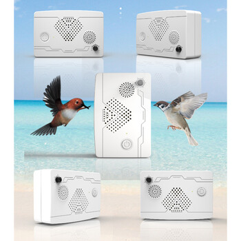 Επαναφορτιζόμενη Usb Ultrasonic Bird Repeller Electronic Outdoor Bark Stopper Artifact Orchard Bird Scare Device Home Garden