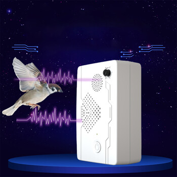 Επαναφορτιζόμενη Usb Ultrasonic Bird Repeller Electronic Outdoor Bark Stopper Artifact Orchard Bird Scare Device Home Garden