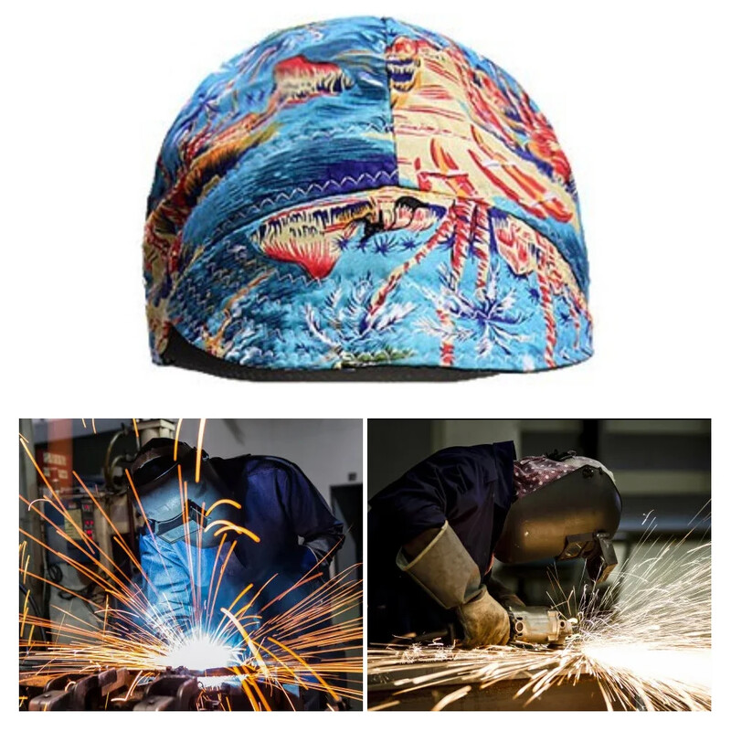 Keevitaja töökork Põlemisvastane leegikindel keevitusmüts Keevituskaitsemütsid Pea kaitsekate Keevitaja kaitsemüts