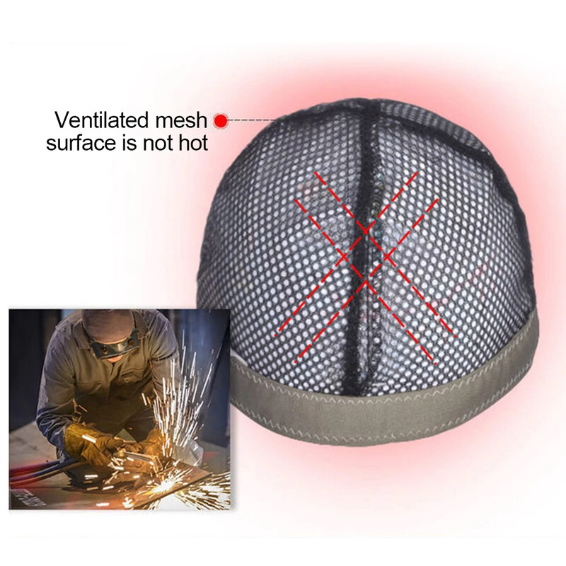Keevitaja töökork Põlemisvastane leegikindel keevitusmüts Keevituskaitsemütsid Pea kaitsekate Keevitaja kaitsemüts