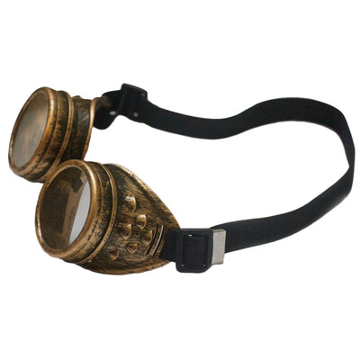 Steampunk motoros szemüvegek gótikus stílusú vezetőszemüvegek védőszemüvegek Cosplayhez Halloween hegesztő punk szemüvegek