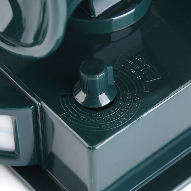 Napenergiával működő PIR mozgásérzékelő ultrahangos kártevőriasztó madár kutya macska egérkereső napelemes kártevőriasztó ultrahangos rovarriasztó