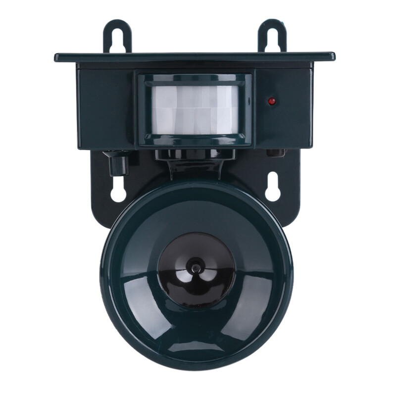 Napenergiával működő PIR mozgásérzékelő ultrahangos kártevőriasztó madár kutya macska egérkereső napelemes kártevőriasztó ultrahangos rovarriasztó