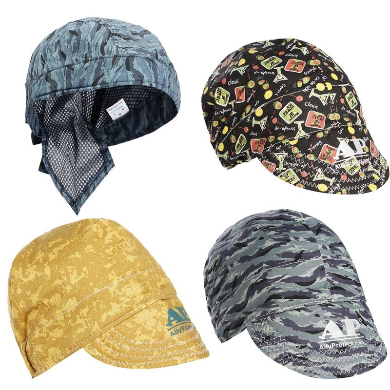 Дишащи памучни заваръчни защитни шапки против изгаряне, устойчиви на пламък, абсорбиращи потта, капак за глава на заварчика, пълна защита, качулки