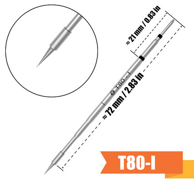 ALIENTEK T80 T80P Γνήσιο άκρο πίεσης για συγκολλητικό σίδερο C210 C245 Συμβουλές Εξοπλισμός συγκόλλησης Εργαλεία Cautin Sting Kit HS02