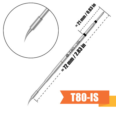 ALIENTEK T80 T80P Γνήσιο άκρο πίεσης για συγκολλητικό σίδερο C210 C245 Συμβουλές Εξοπλισμός συγκόλλησης Εργαλεία Cautin Sting Kit HS02