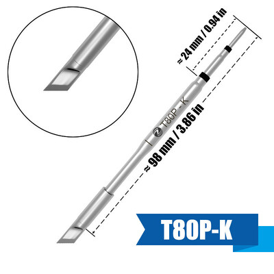 ALIENTEK T80 T80P Γνήσιο άκρο πίεσης για συγκολλητικό σίδερο C210 C245 Συμβουλές Εξοπλισμός συγκόλλησης Εργαλεία Cautin Sting Kit HS02