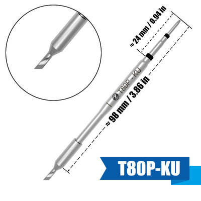 ALIENTEK T80 T80P Γνήσιο άκρο πίεσης για συγκολλητικό σίδερο C210 C245 Συμβουλές Εξοπλισμός συγκόλλησης Εργαλεία Cautin Sting Kit HS02