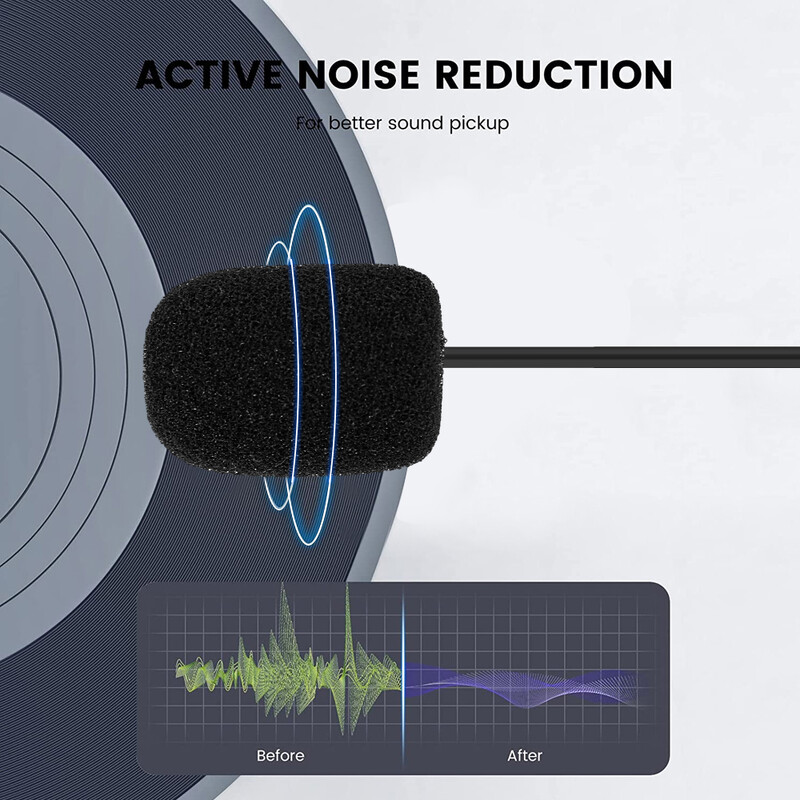 10/50PCS Mini mikrofon za vjetrobransko staklo, zamjena spužvaste navlake za slušalice, mikrofon, pjenasta navlaka, zaštitna kapa za mikrofon za sastanke, ovratnik na glavi