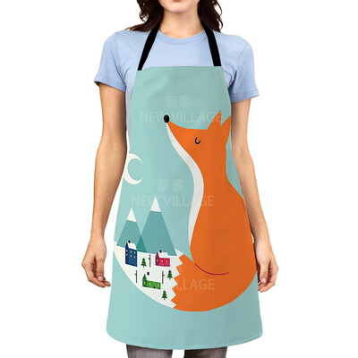 Rajzfilm péksütemény fagylalt kötény Háztartási takarítás Női konyhai kötény mester kötény Kötény Ágynemű kötény férfi kötény ruha