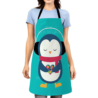 Rajzfilm péksütemény fagylalt kötény Háztartási takarítás Női konyhai kötény mester kötény Kötény Ágynemű kötény férfi kötény ruha