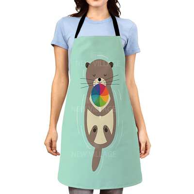 Rajzfilm péksütemény fagylalt kötény Háztartási takarítás Női konyhai kötény mester kötény Kötény Ágynemű kötény férfi kötény ruha