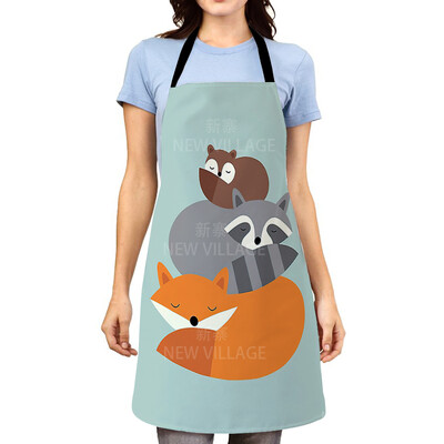 Rajzfilm péksütemény fagylalt kötény Háztartási takarítás Női konyhai kötény mester kötény Kötény Ágynemű kötény férfi kötény ruha