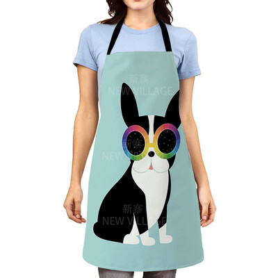 Rajzfilm péksütemény fagylalt kötény Háztartási takarítás Női konyhai kötény mester kötény Kötény Ágynemű kötény férfi kötény ruha