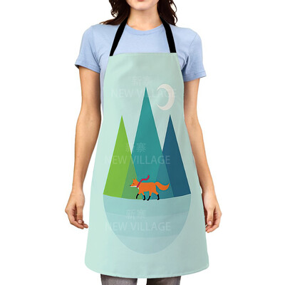 Rajzfilm péksütemény fagylalt kötény Háztartási takarítás Női konyhai kötény mester kötény Kötény Ágynemű kötény férfi kötény ruha