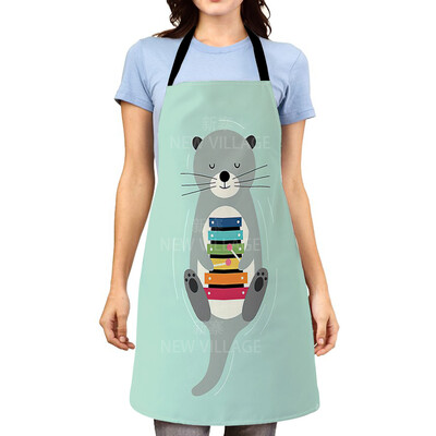 Rajzfilm péksütemény fagylalt kötény Háztartási takarítás Női konyhai kötény mester kötény Kötény Ágynemű kötény férfi kötény ruha