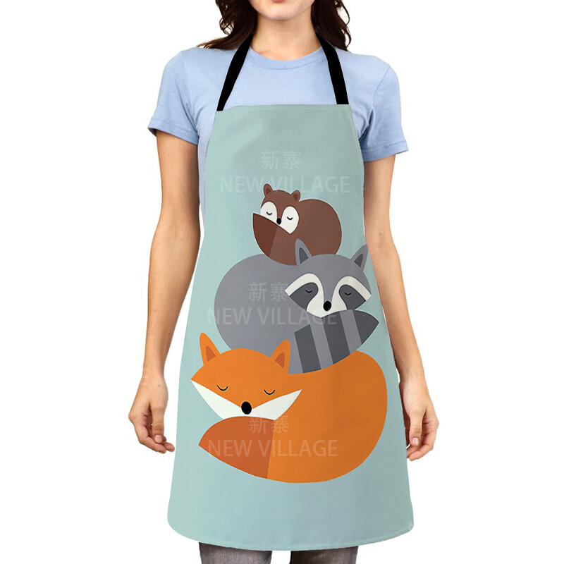 Crtani kolačići sladoled pregača Čišćenje kućanstva Ženska kuhinjska pregača Majstorska pregača Pregača Posteljina Pregače Pregača za muškarce pregača haljina