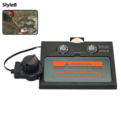 Päikeseenergia keevituslääts Asendage lääts keevituskiivri / maski objektiivi filtri akna jaoks Automaatselt tumenev lääts Silmakaitse keevitustarvik