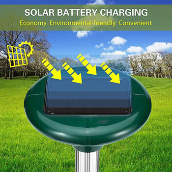 Electric Mouse Repeller Solar Powered Αδιάβροχη Επαναφορτιζόμενη Φάρμα Συσκευή Ελέγχου Αγροκτήματος Αρουραίων Αξεσουάρ τρωκτικών αυλής