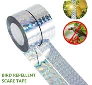 80M 50M Anti Bird Tape που αναβοσβήνει Reflective Bird Repellent Scare Tape Pigeons Crow Keep Away Κορδέλα διπλής όψης Bird Repeller