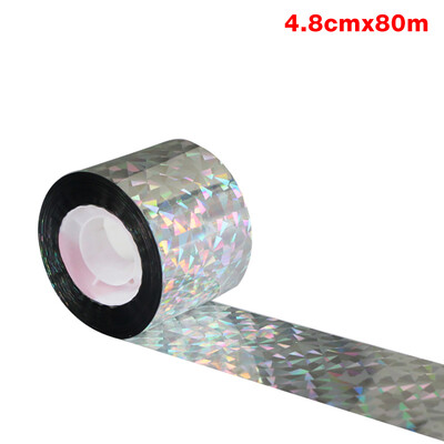 80M 50M Anti Bird Tape που αναβοσβήνει Reflective Bird Repellent Scare Tape Pigeons Crow Keep Away Κορδέλα διπλής όψης Bird Repeller