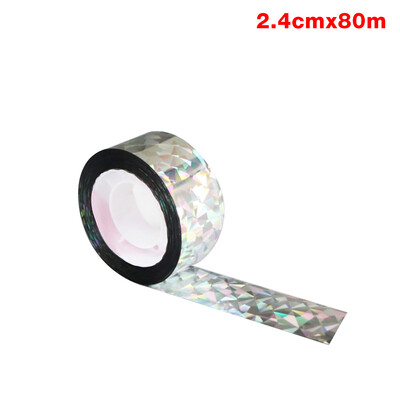 80M 50M Anti Bird Tape που αναβοσβήνει Reflective Bird Repellent Scare Tape Pigeons Crow Keep Away Κορδέλα διπλής όψης Bird Repeller