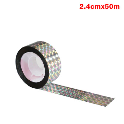 80M 50M Anti Bird Tape που αναβοσβήνει Reflective Bird Repellent Scare Tape Pigeons Crow Keep Away Κορδέλα διπλής όψης Bird Repeller