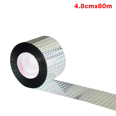 80M 50M Anti Bird Tape που αναβοσβήνει Reflective Bird Repellent Scare Tape Pigeons Crow Keep Away Κορδέλα διπλής όψης Bird Repeller