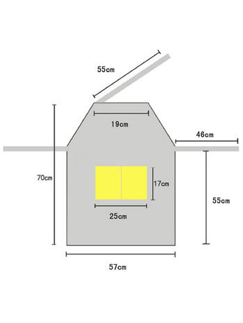 1 Висяща престилка за врат с шарка на нож и вилица, подходяща за използване в кухни и други места