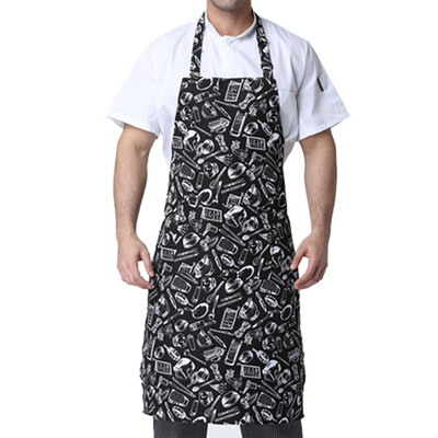 1 Noa ja kahvli mustriga rippuv kaelapõll, sobib kasutamiseks köökides ja muudes kohtades