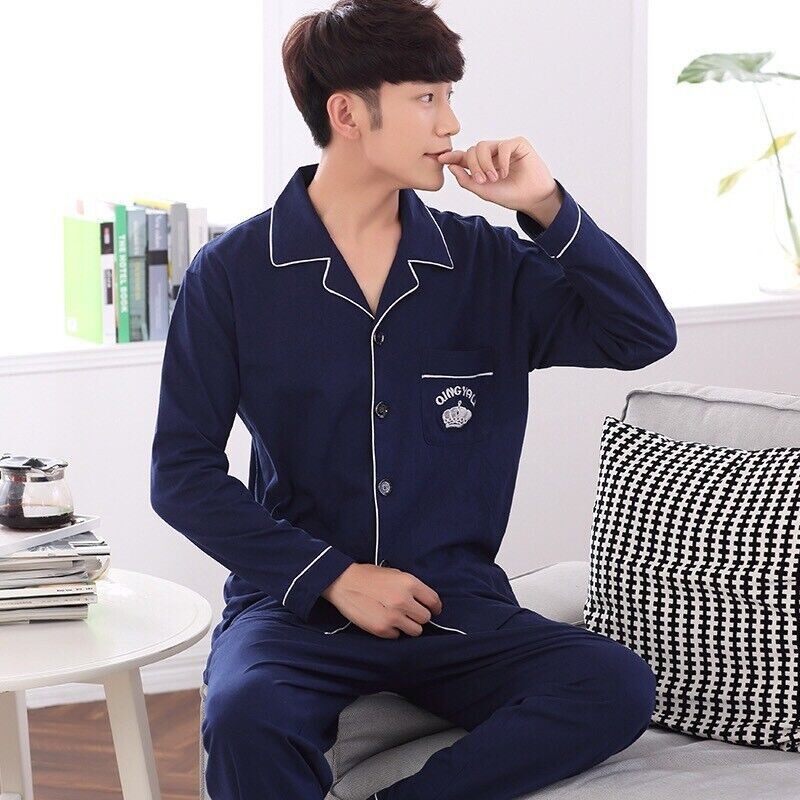 Ljetna nova muška pidžama s dugim hlačama kratkih rukava Studentska tinejdžerska ležerna kućna odjeća Muška kućna odjeća odijelo