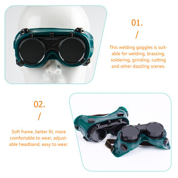 Welder Glasses Welding Protective Professional Eye Protection Φιμέ φακοί Βιομηχανικά γυαλιά οράσεως Welding Protective Glasses