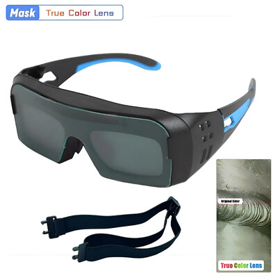 Solar Goggle Welder Protective Glasses Automatic Darkening Welding Glasses Soldering Welding Protective Gear CNC Μεταλλουργία