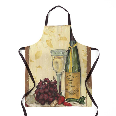 Estetika Moteriškos virtuvės prijuostės Vaikiška vandeniui atspari padavėjos darbo prijuostė Originali alyvai ir nešvarumams atspari retro mada