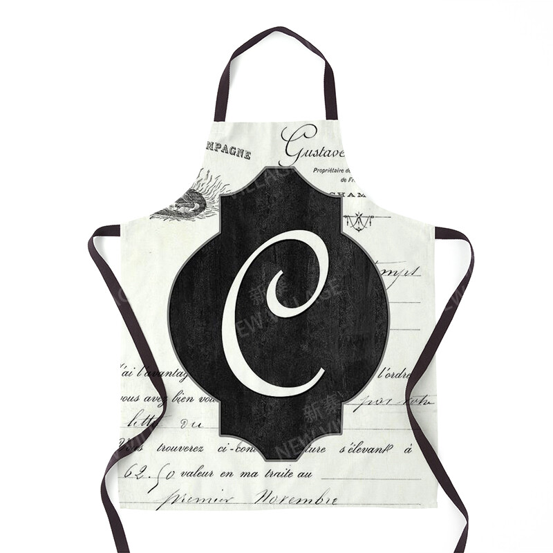 Estetika Moteriškos virtuvės prijuostės Vaikiška vandeniui atspari padavėjos darbo prijuostė Originali alyvai ir nešvarumams atspari retro mada