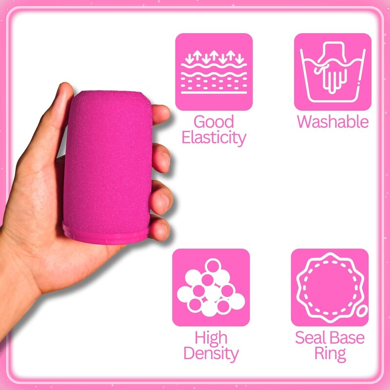 Vahtplastist mikrofoni katted koos kinnitusrõngaga Shure SM7B SM7dB MV7 jaoks – popfilter RK345 tuuleklaasi tarvik (roosa, punane, lilla)