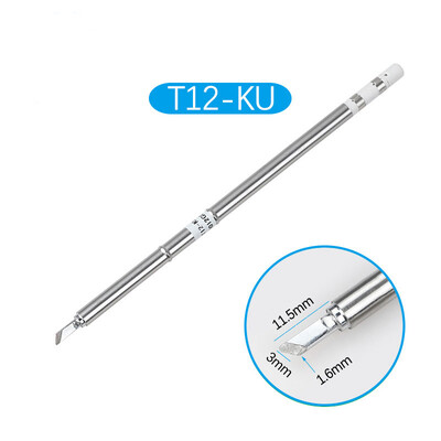 Spájkovacie hroty T12 Spájkovací hrot série T12 pre spájkovaciu stanicu Hakko FX951 STC a STM32 OLED, elektrickú spájkovačku