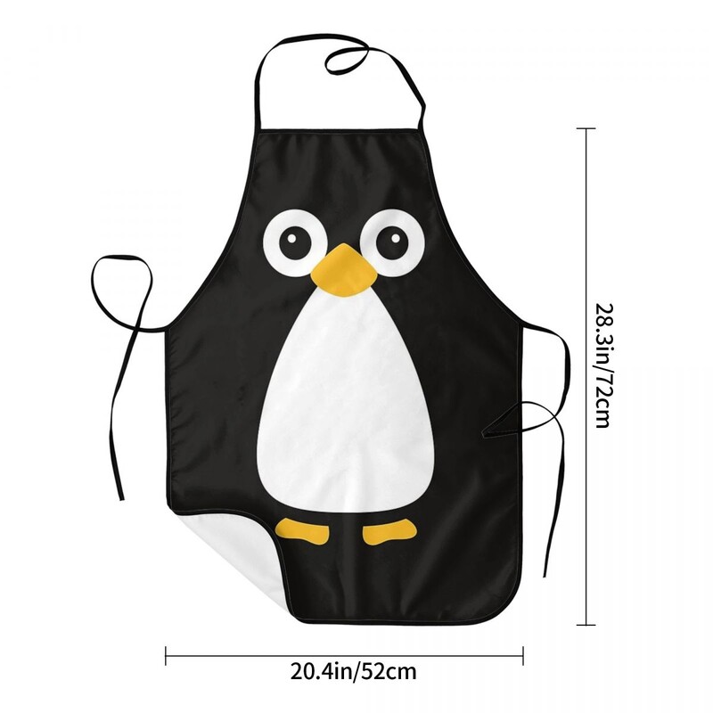Armsad vektorpingviinipõlled peakokk toiduvalmistamisköök küpsetuslaud Varrukateta rinnatükk Köökipuhastuspõlled naistele Meestele Aiandus