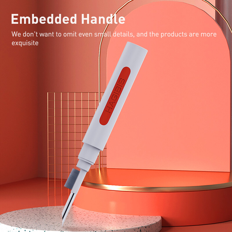 Hagibis Četka za čišćenje tipkovnice Alati za čišćenje slušalica za računalo Čistač tipkovnice Komplet za izvlačenje tipkovnice za PC Airpods Pro 1 2