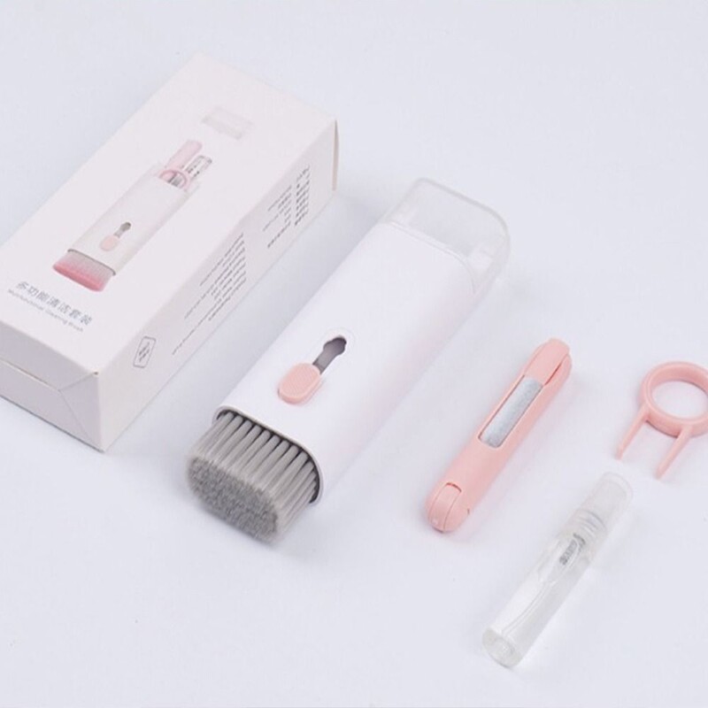 Komplet četkica za čišćenje tipkovnice računala 7 u 1 Čišćenje ekrana Višenamjenski alati za čišćenje kućišta slušalica Sprej za čišćenje pepela